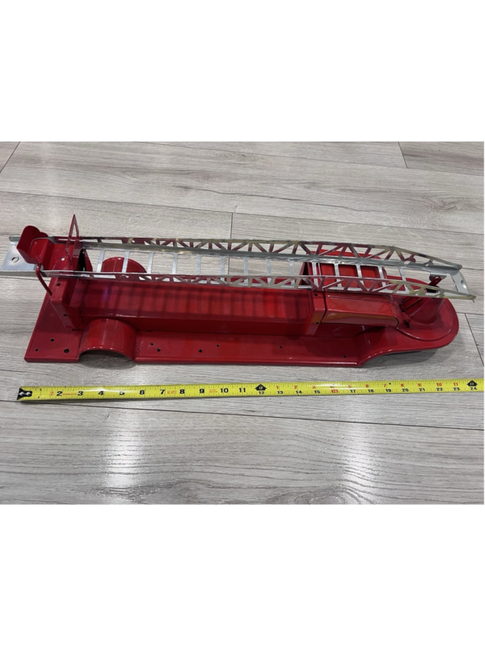 Vintage 1960s Tonka Aerial Ladder Fire Truck Trailer Parts Restored For Project